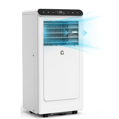 Ar Condicionado Portátil de 8.000/10.000 BTU, 3 em 1 Sem Duto, Unidade AC Portátil com Ventilador de Oscilação Automática e Kit para Janelas Incluído