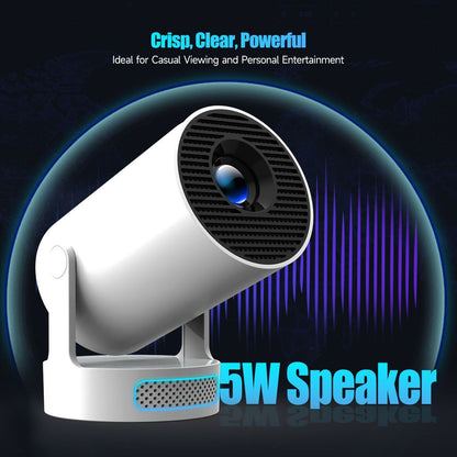 Projetor Magcubic HY300 Pro + 4K 720P Com Alto-falante de 5W Android 11 8000 Lumens WiFi 6 BT5.4 Projetor de Vídeo para Home Theater ao Ar Livre