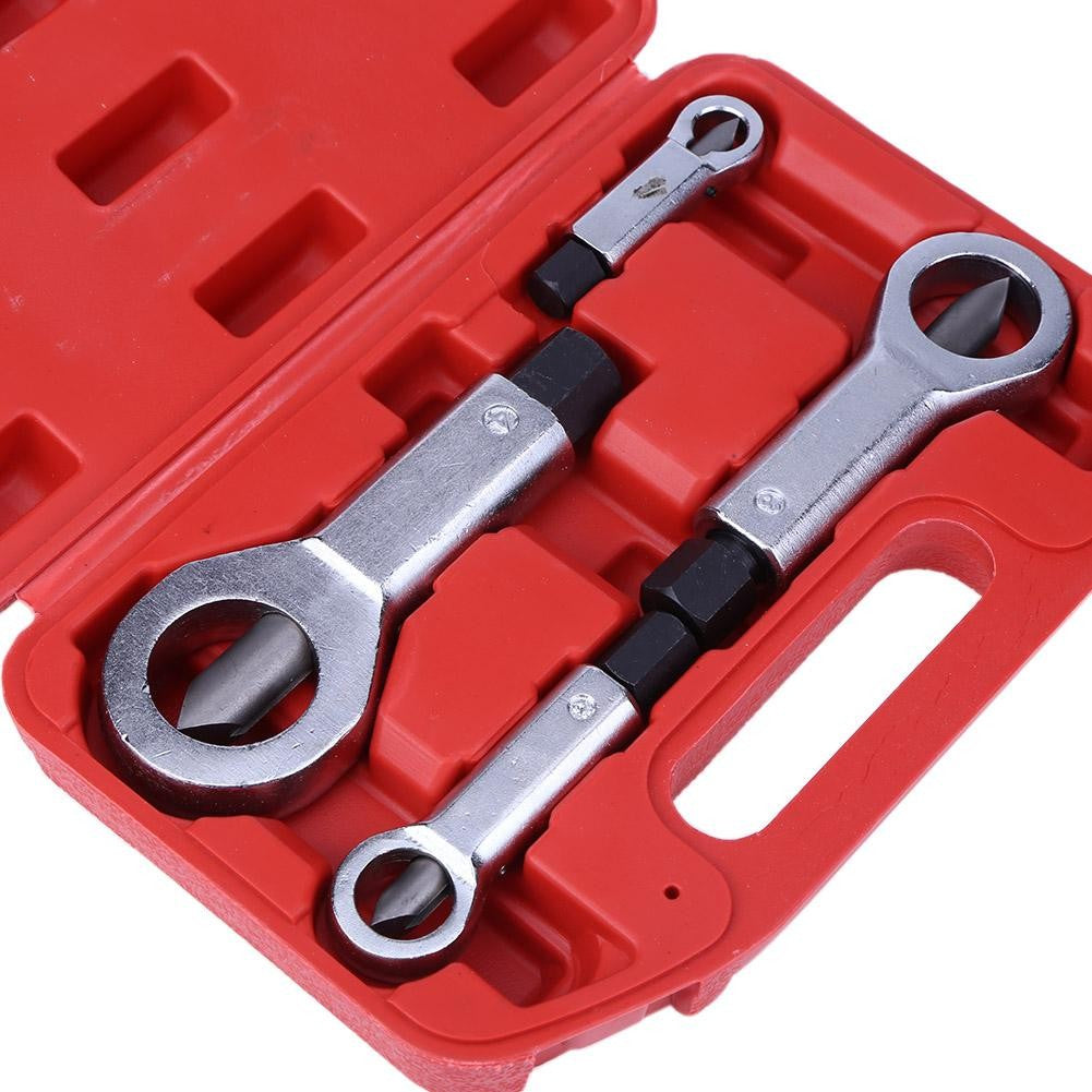 Ferramentas Manuais para Quebrar e Remover Porcas Danificadas, Ferrugem - Abridor de Porcas de 9-27mm