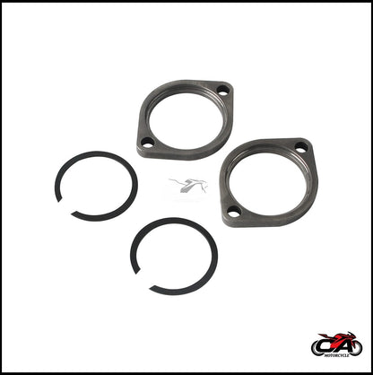 Motorcycle Muffler Flange Exhaust Snap Rings Kit For Harley Sportster 1986-22 Softail 86-25 Touring 1984-25 Dyna FXD FXDWG 91-17