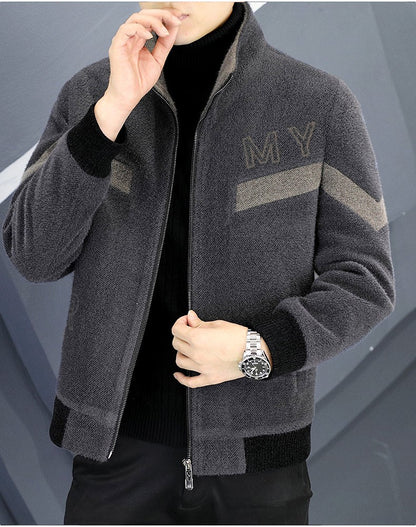 Autumn/Winter Men's Wool Blends Jacket Short Korean Short Casual Business Woolen Coat Thick Warm Social Streetwear Overcoat