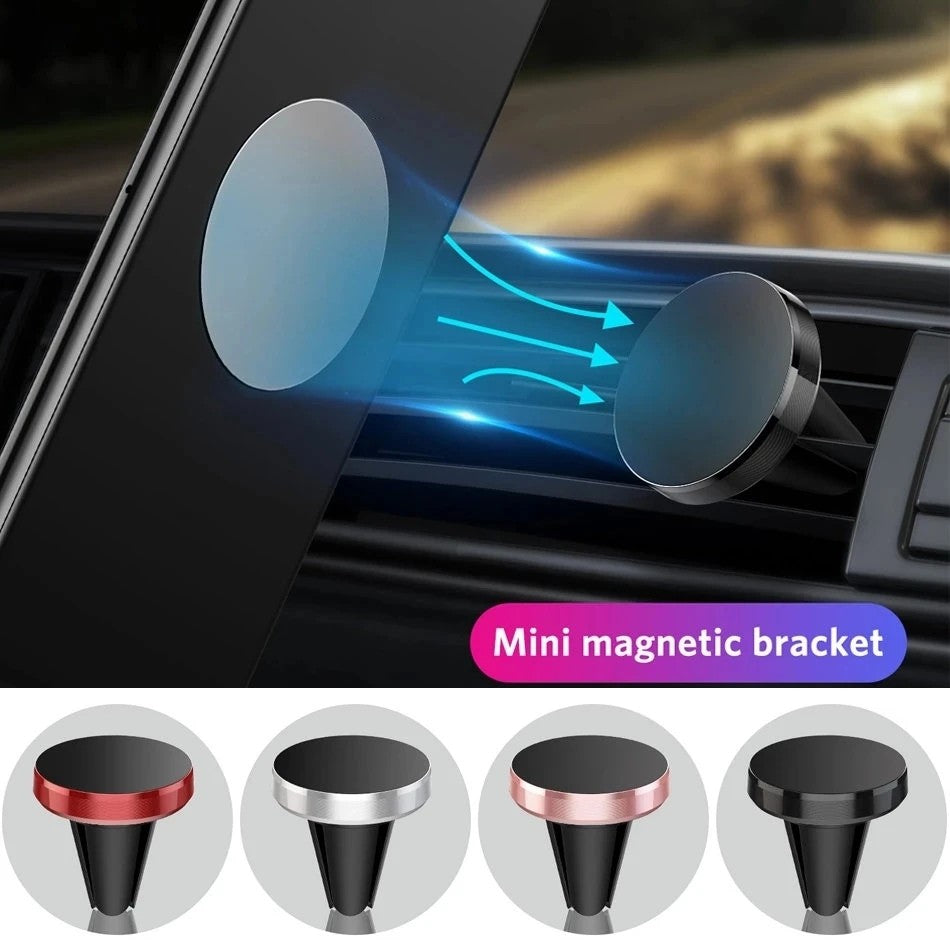 Air Vent Magnet Smartphone Mobile Stand Magnetic Car Phone Holder Cell GPS Mount For iPhone 16 15 14 13 12 Xiaomi Samsung Holde