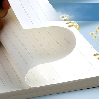 Top-Flip Loose-Leaf Notebook – Wooden, 360° Flipping, Double-Sided No Ink Leakage, Office Essential