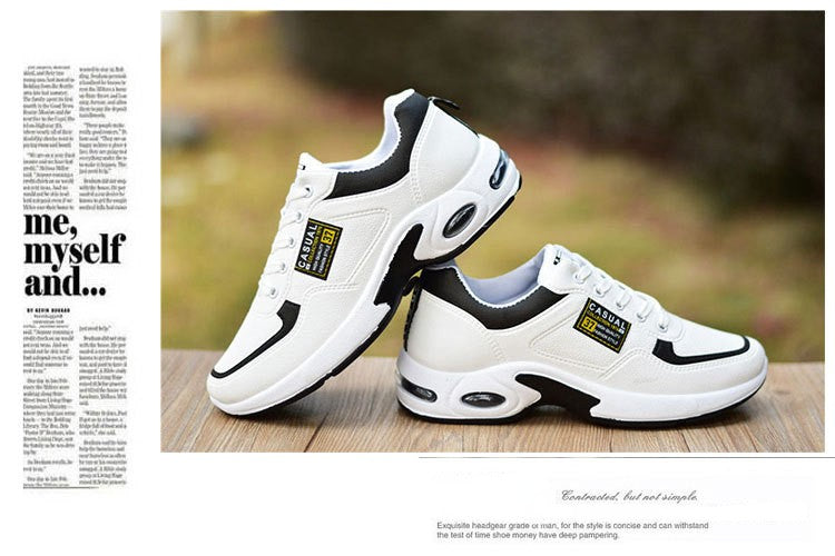 New Men Running Shoes Breathable Air Cushion Sneakers Men Outdoor Lace Up Walking Shoes Non-slip Men Sport Shoes Tenis Masculino