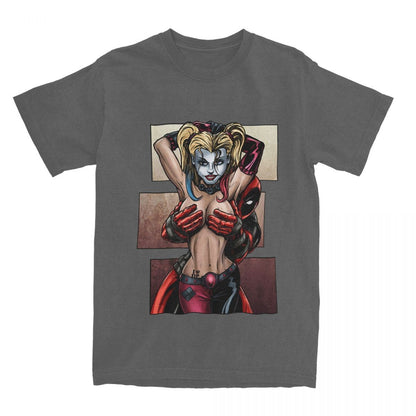 Men Women's T-Shirts Deadpool Is No Joke Funny Pure Cotton Tee Shirt Short Sleeve T Shirts Crew Neck Clothes Gift Idea