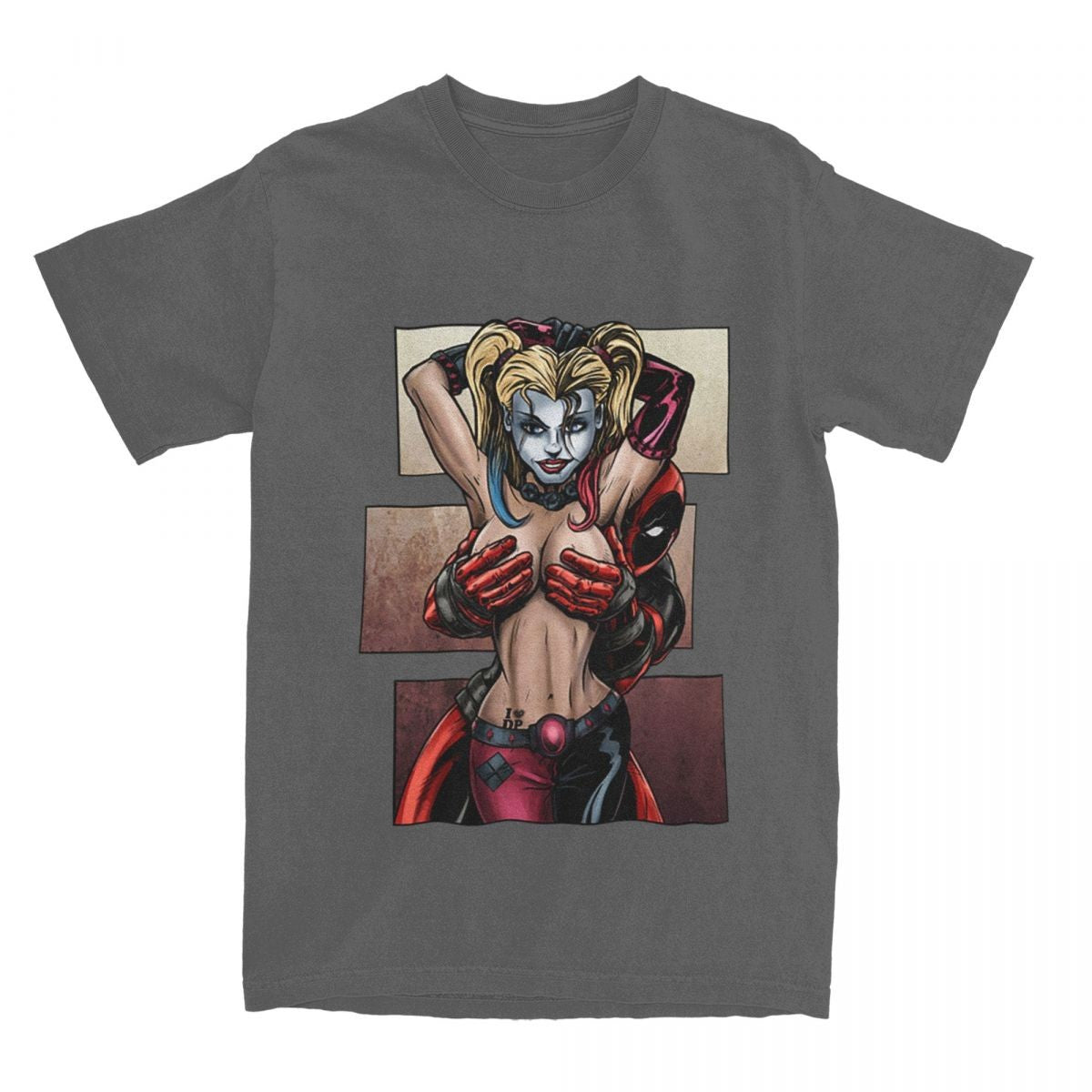 Men Women's T-Shirts Deadpool Is No Joke Funny Pure Cotton Tee Shirt Short Sleeve T Shirts Crew Neck Clothes Gift Idea