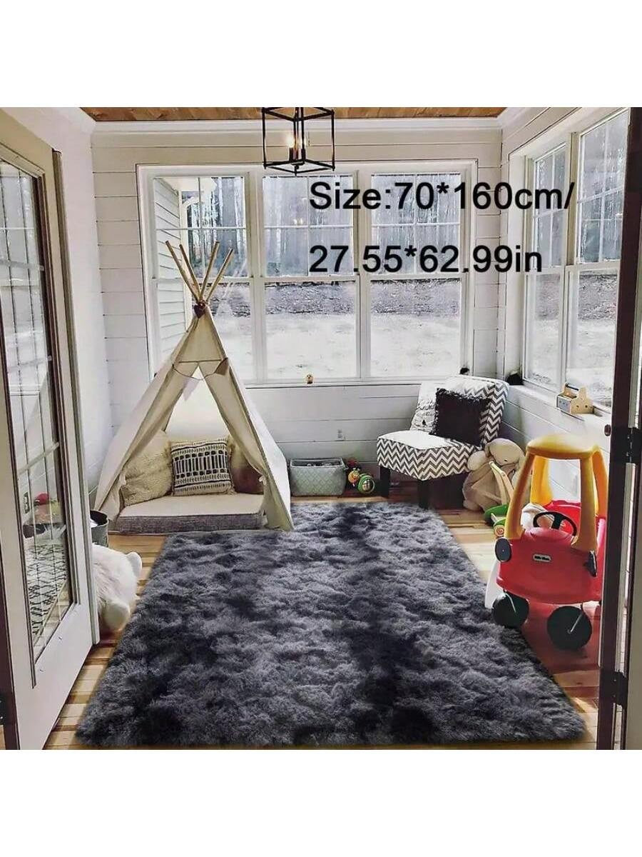 Cute Fluffy Rug - Ultra-Grip Non-Slip Backing, Effortlessly Easy to Clean - Perfect for Living Room, Kitchen, Bedroom, Bathroom,