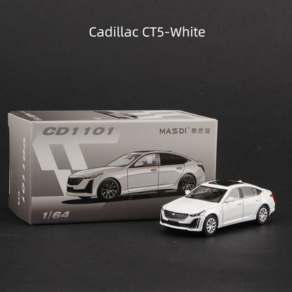 Massdi 1:64 Cadillac Escalade Carro Modelo CT5 CT6 Liga Miniatura Veículos Diecast Coleção de Brinquedos