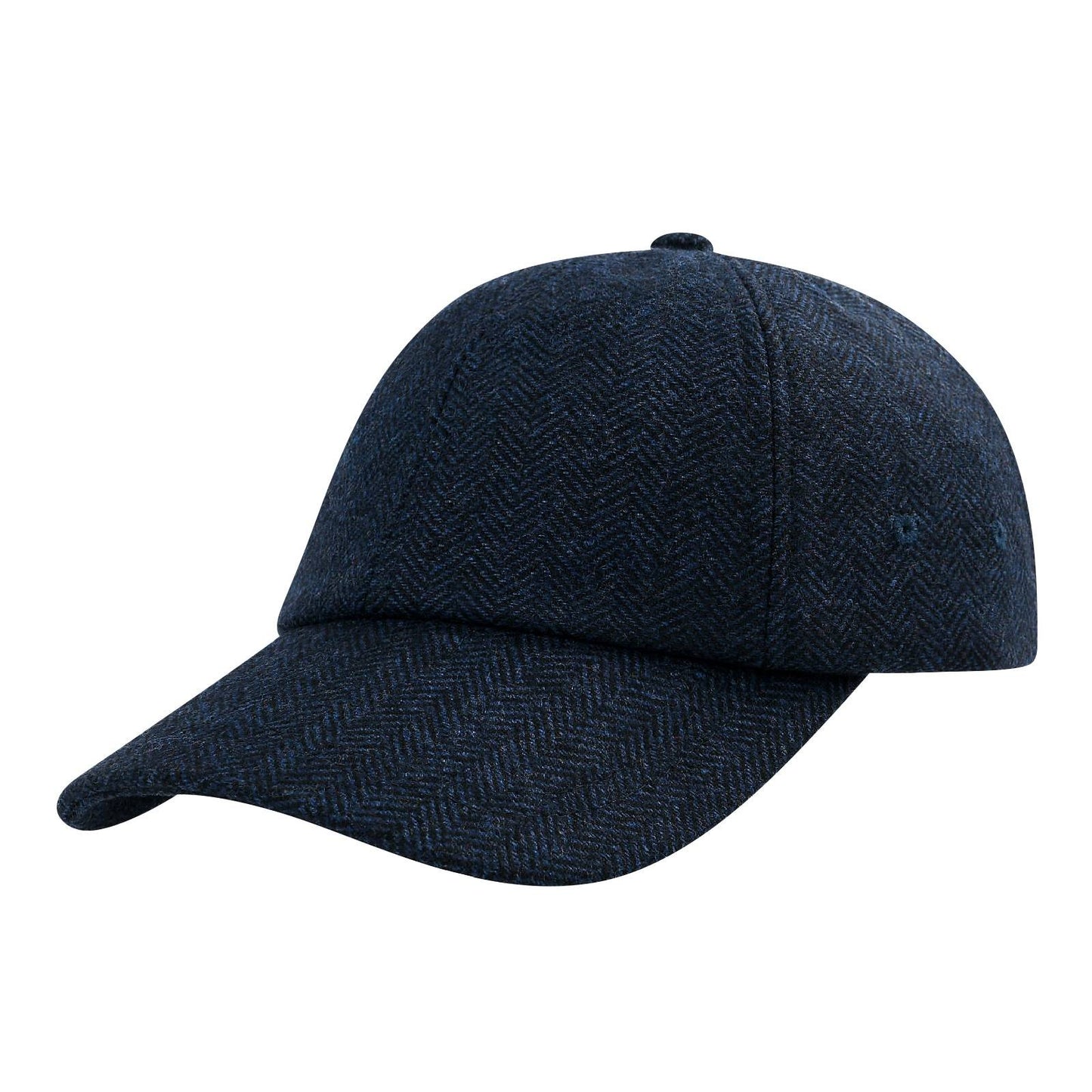 Boné de Beisebol Masculino BOTVELA de Lã Tweed Estilo Casual Macio Ajustável Não Estruturado