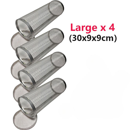 Barbecue Grill Grate Barbecue Cages Camping Picnic Cookware Outdoor Round BBQ Campfire Grill Grid Rolling Grill Basket