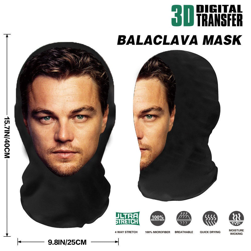 3D Printed Elastic Mesh Full Face Visual Mask Hood Simulation Kanye Kobe Headwear Mascaras Halloween Party Supply Cosplay Props