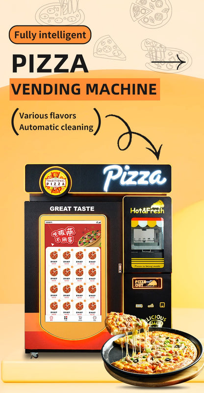 Outdoor Pizza Vending Machine for Sale 69 Pcs 12 Inch Pizza Full Automatic Outside Vending Machine Good Quality