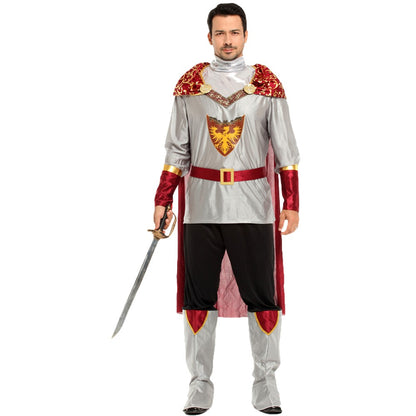 Adult Men's King Knight Suit Robe + Waist Cinching Cosplay / Stage Play / Photo Shoot / Martial Arts Themed Party