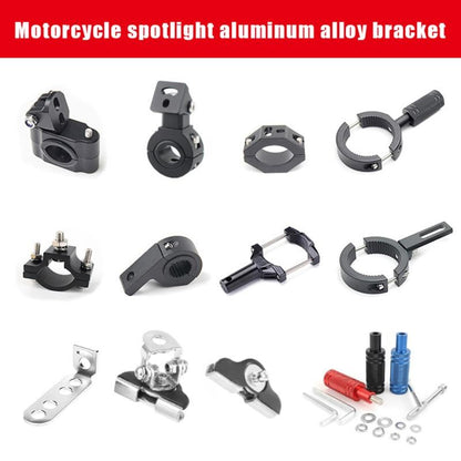 Motorcycle Headlight - Support Fronnt Fork Bracket Clamp Fixation Auxiliary Led Motorcycle Lights Bracket Moto Spotlights Holder
