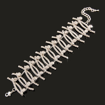 Novas Pulseiras de Berloques de Moda Prata 925 AAAAA Zircônia Cristal Feminino Pulseira Casamento Noivado Joias de Luxo