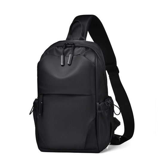 Men's Multifunctional Chest Bag with Adjustable Shoulder Straps, Suitable for Sports, Business, Travel, Commuting, Daily Outings