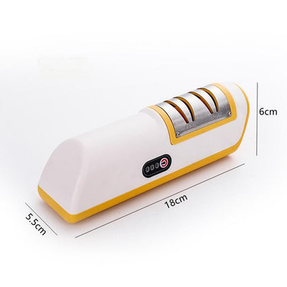 Afia-Faca Elétrico de Cozinha Multifuncional Automático Profissional 4 Engrenagens Afiador de Facas Elétrico Acessórios de Cozinha
