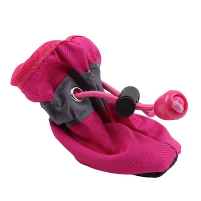 Novos 4 Peças Sapatos Para Cães Antiderrapantes Chuva Neve Botas Quentes e Grossas Para Pequenos Gatos Cães Filhotes Meias Botinhas Para Cães