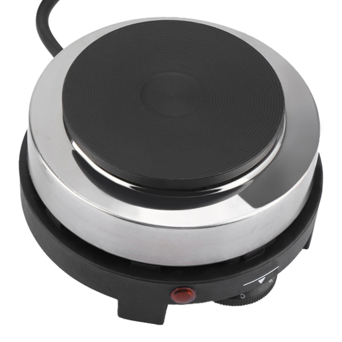 Mini Fogão Elétrico Portátil 500W Chapa Quente Aquecedor Doméstico Multifuncional (Plug EUA 110V)