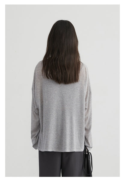 CHIC VEN Women's Cardigan New V-neck Long Sleeved Female Shirt Female Jumpers Sun Protection Woman Top Spring Summer 2024