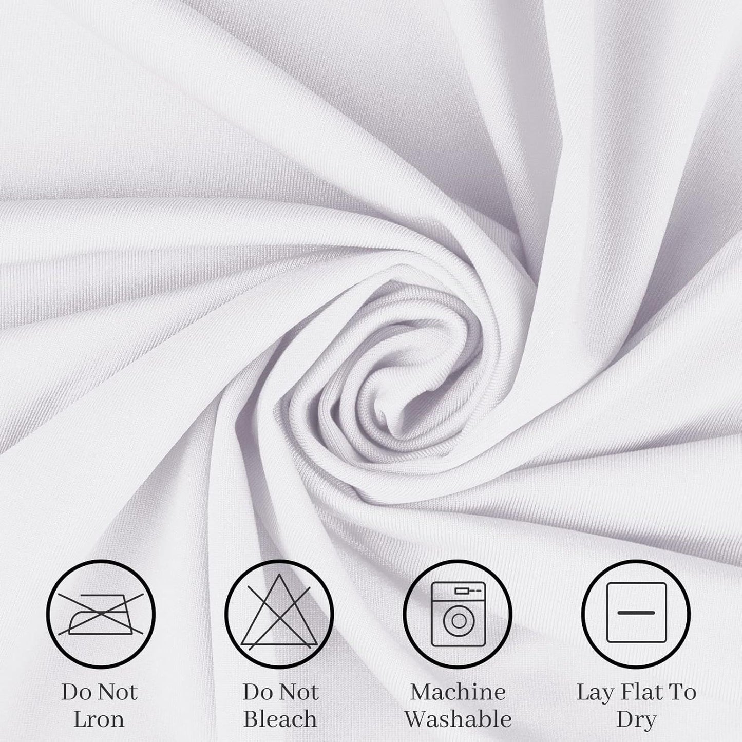 Wedding Spandex Table Cloth Cover Rectangular One Side Open Hotel Banquet Birthday Party Show Decoration Nice Look Design