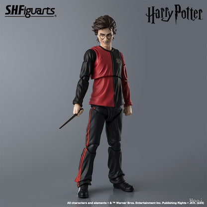 Em estoque, Kit de Modelo Bandai Original Harry Potter SHF Harry Potter e o Cálice de Fogo Anime Action Figure Coleção Modelo Acabado