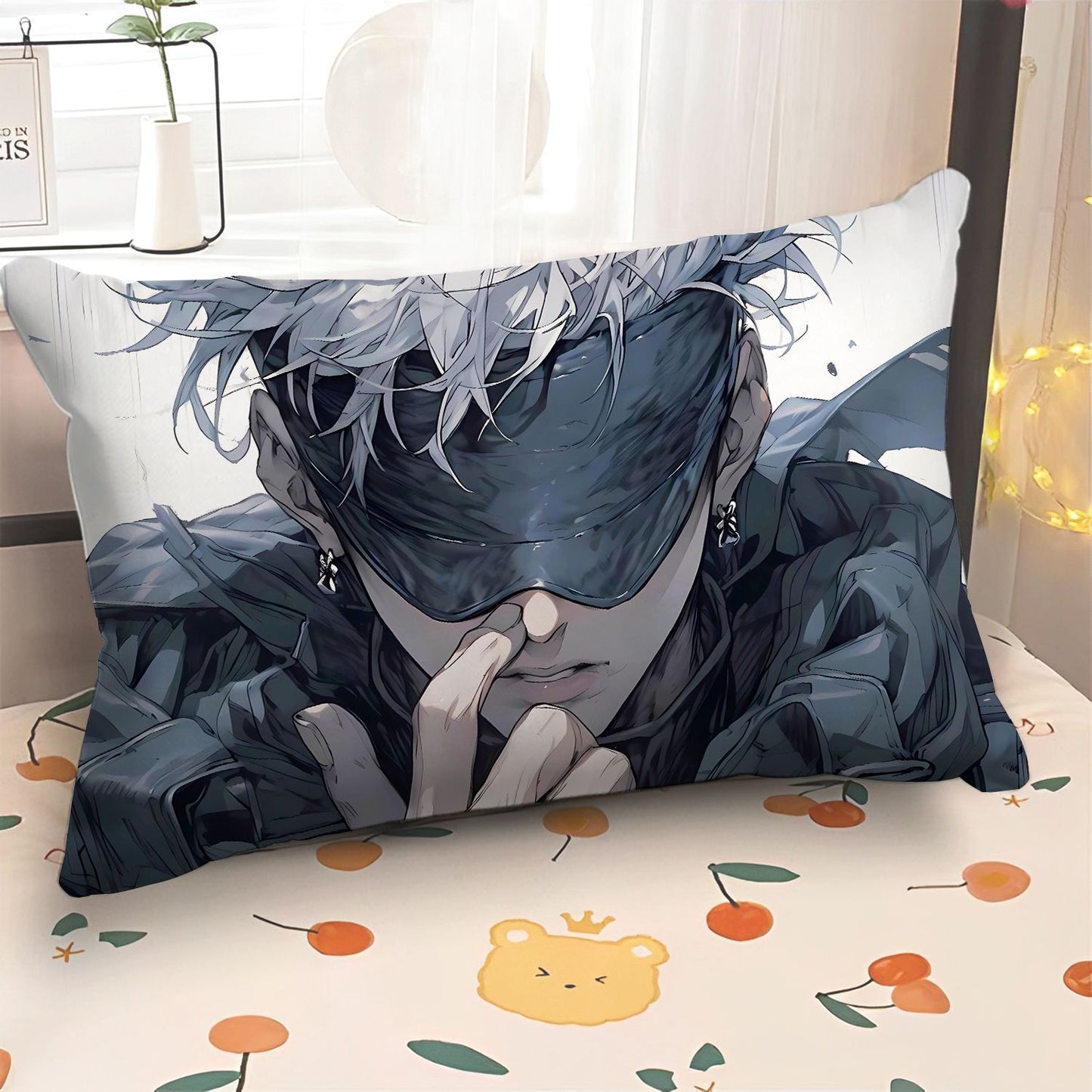 Jujutsu Kaisen peripheral pillow double side pillowcase Cartoon anime Itadori Yuji bedroom bed pillow Gojo Satoru soft pillow