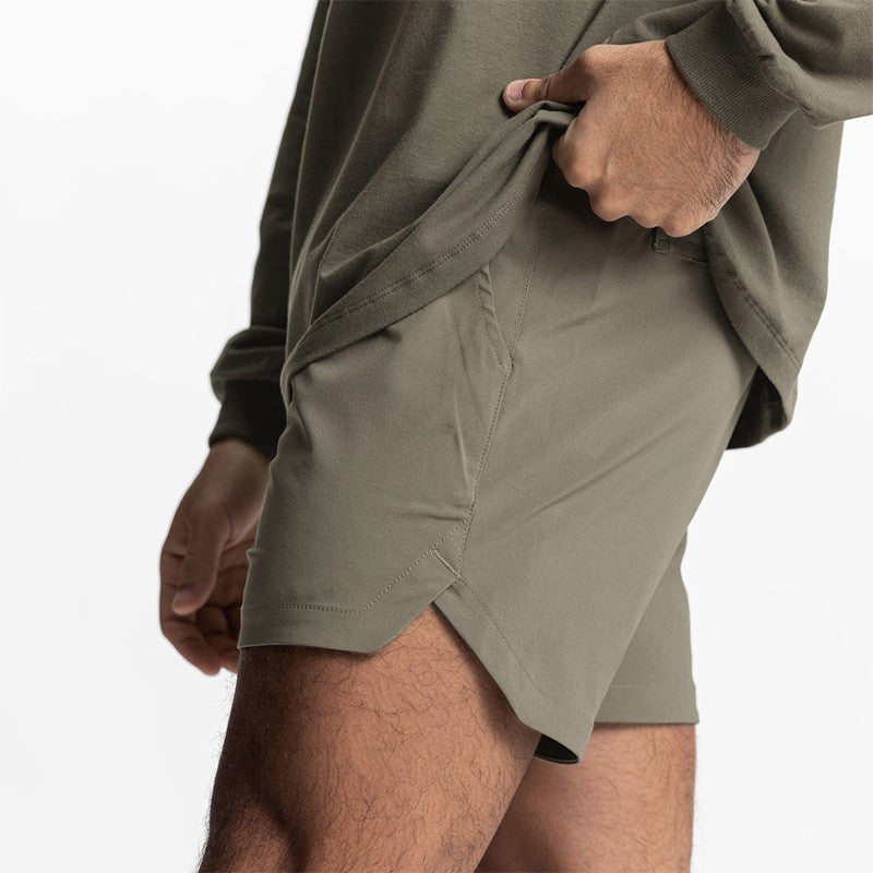 Summer New Gym Jogging Exercise Shorts Men's Sports Fitness Quick-drying Multiple pockets Running Shorts Men Casual Shorts
