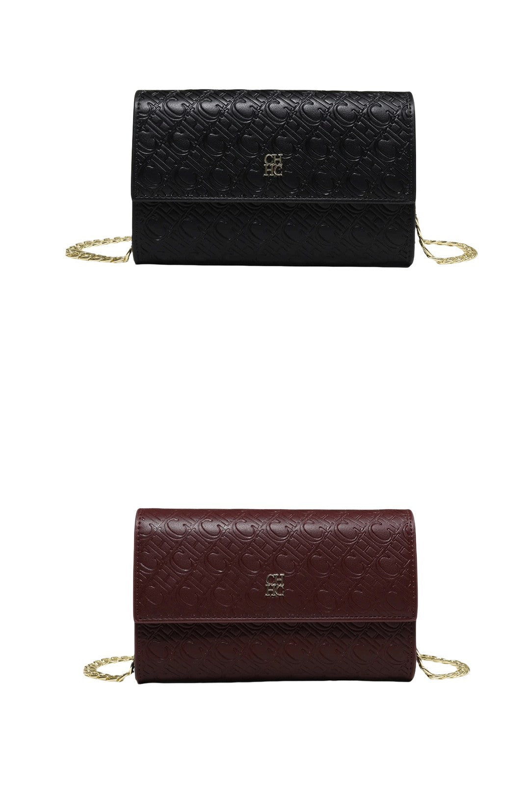 CH Exquisite Craftsmanship Women's Crossbody Bag Light Luxury Design Chain Bag Letter Elements Color Blocked Women's Chain Bag