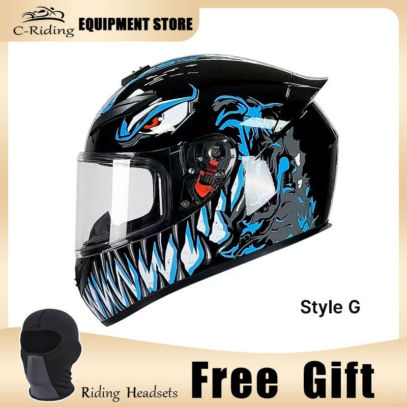 Capacete de Moto de Rosto Inteiro de Alta Qualidade Masculino Feminino Capacete de Corrida de Moto DOT capacete casqueiro casque