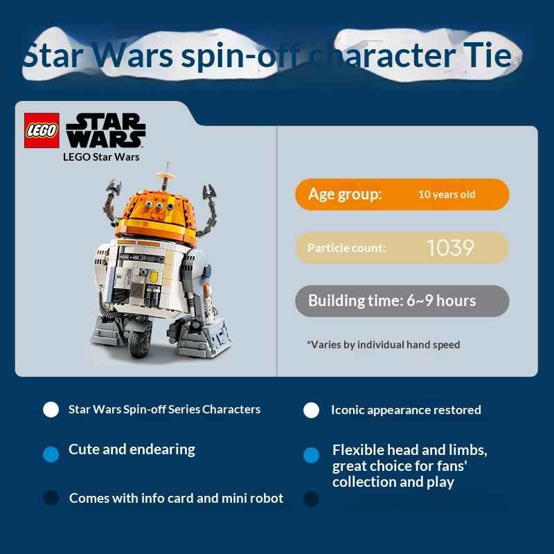 LEGO Star Wars 75416 Brinquedo de Construção Astronauta para Meninos, Presente de Aniversário e Natal