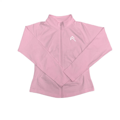 Oner Active Women's Comprehensive Training Jacket Yoga Jacket Gym Jacket Long Sleeve Zipper Tight Plastic Waistband Daily Jacket