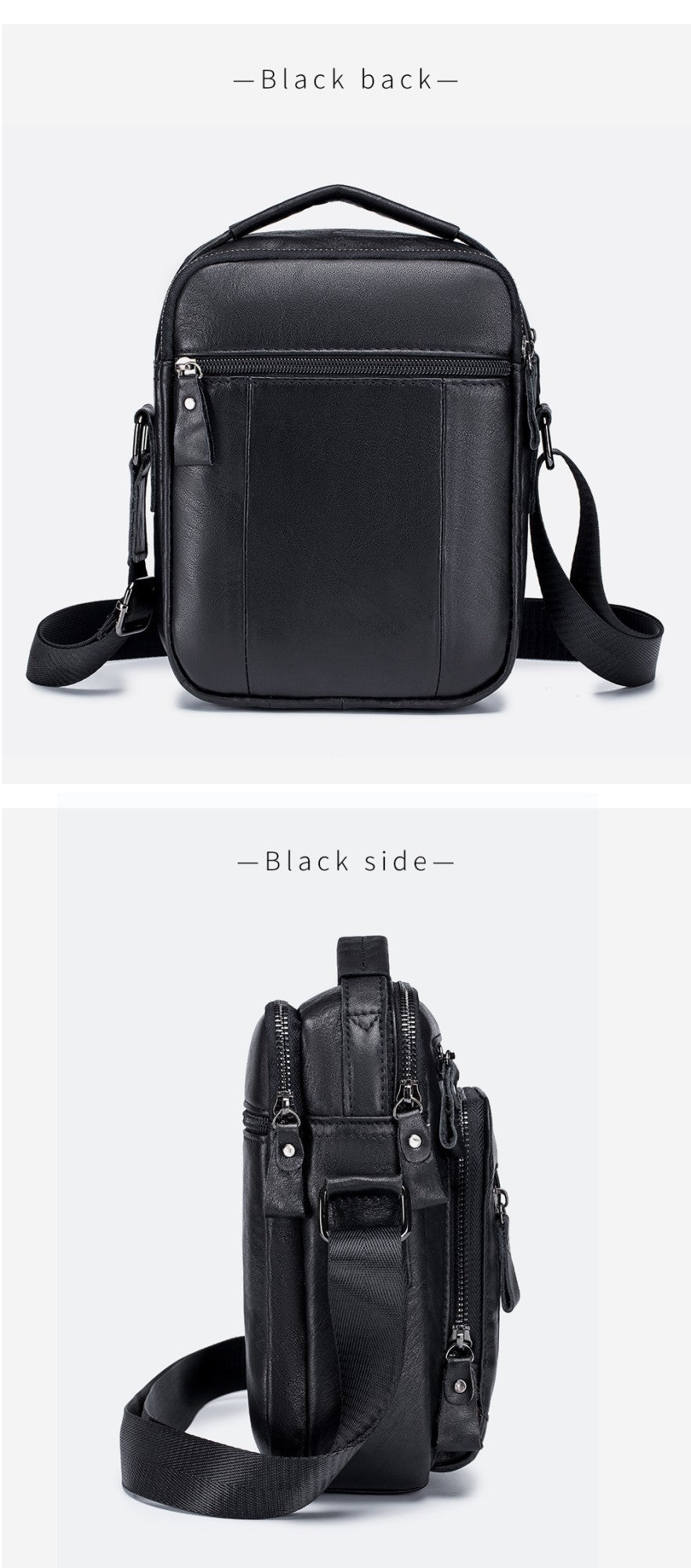 Brand 100% Genuine Leather Men's Shoulder Bags Messenger Bag for Men Crossbody Bags new Small Man Designer Handbag Bolso Male