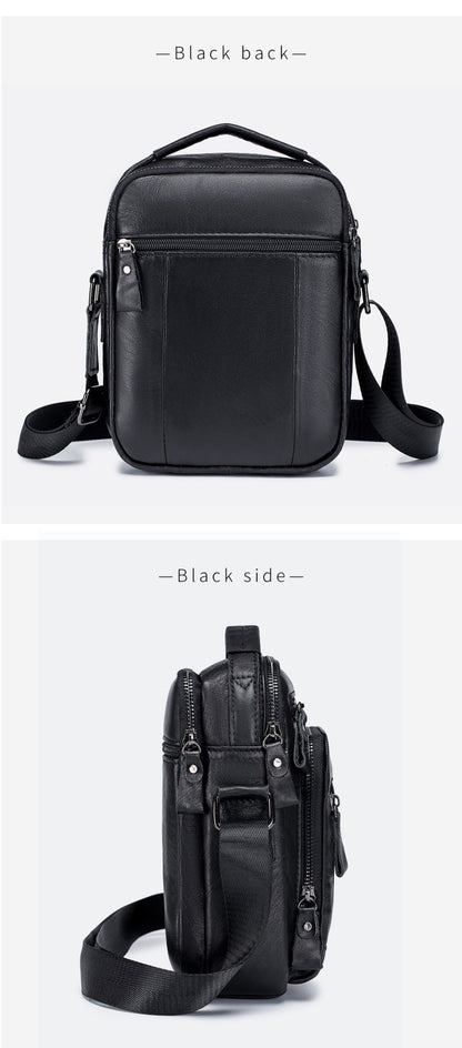 Brand 100% Genuine Leather Men's Shoulder Bags Messenger Bag for Men Crossbody Bags new Small Man Designer Handbag Bolso Male