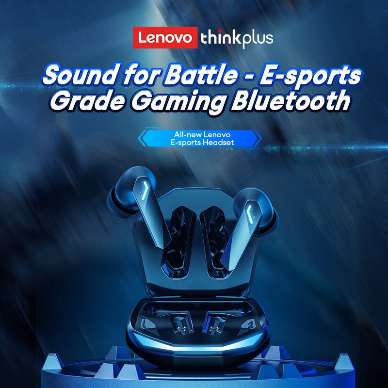 5PCS Original Lenovo GM2 Pro  TWS Wireless Headphones Sliding Cover Gaming Earphone Bluetooth 5.3 Sport Earbuds Music Headsets