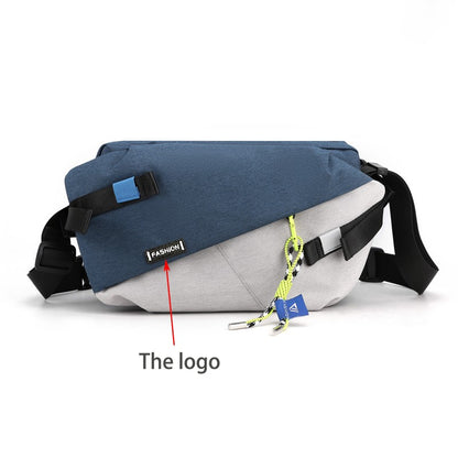 High Quality Nylon Panelled Waist Packs 2024 New Brand Unisex Chest Pack Casual Outdoor Travel Crossbody Bag Men Wasit Belt Bags