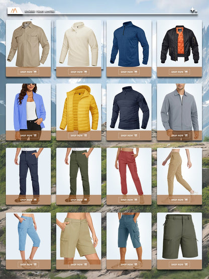 MAGCOMSEN Fleece Ski Jacket Men's Hooded Waterproof Thermal Thick Warm Camo Parka Removable Hooded Coats Winter Snowboard Anorak