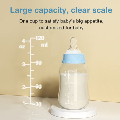 150/240ml Baby PP Bottle Wide Mouth Newborn Baby Bottle Drop-Resistant Baby Milk Bottle Newborn Cartoon Pattern Cup BPA Free