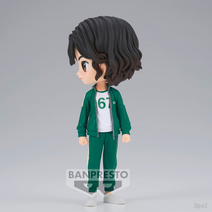 BANPRESTO Genuine Q Posket Series SQUID GAME Modelo de Brinquedo Cheng Qixun, Jiang Xiao Versão Q-version Humanoide, Todas as Idades, Brinquedo Modelo de Cenário