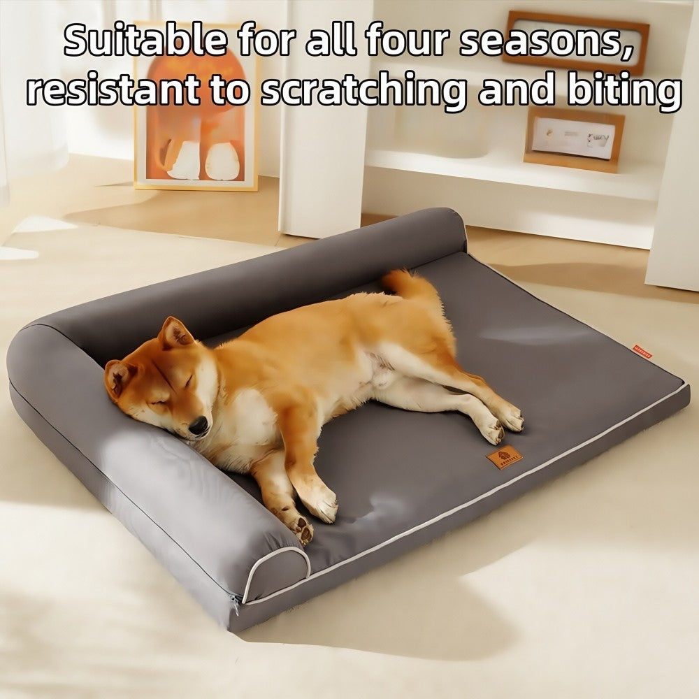 Cama Universal para Animais de Estimação para Todas as Estações, Ninho para Cães e Gatos, Resistente a Arranhões e Mordidas, Almofada Removível e Lavável