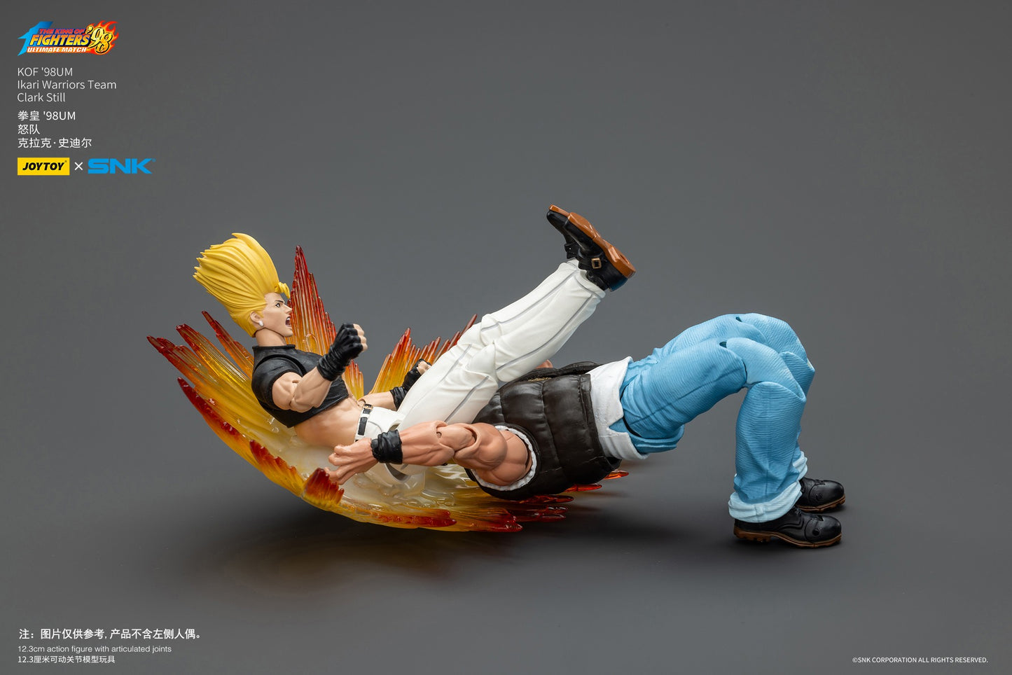 [Pré-venda] 1/18 JOYTOY Boneco de Ação SNK KOF'98UM Ikari Warriors Team Anime Modelo de Brinquedo