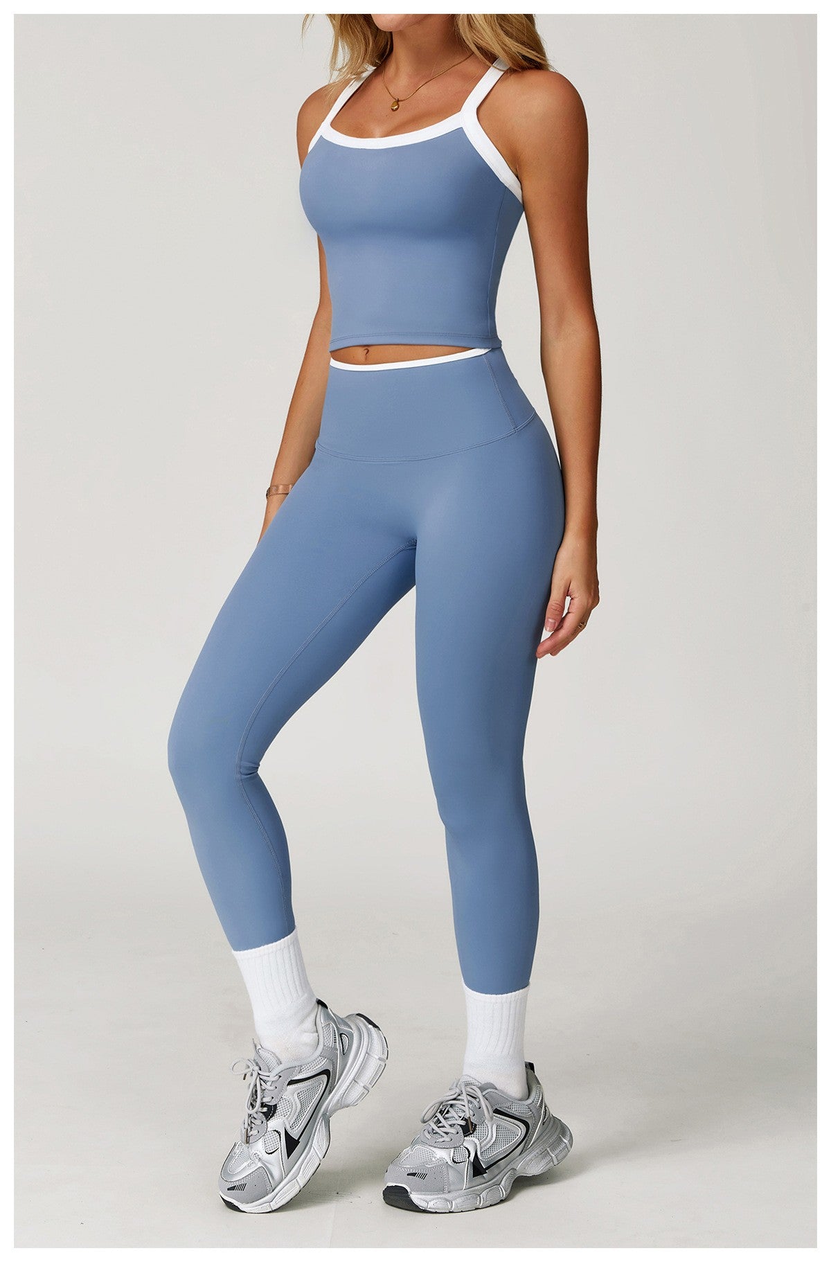 Women's Clothes 2 Pieces Workout Tracksuit Yoga Set Sportswear Gym Clothing High Waist Bell-bottoms Sexy Fitness Bta Sports Suit