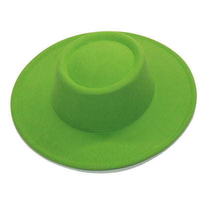 Chapéus Fedora Masculino Feminino Aba Larga 8.5CM Lã Feltro Chapéus Jazz Estilo Britânico 2023 Chapéu Panamá Formal Social