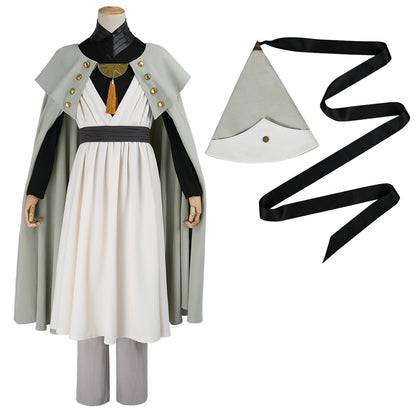 HOLOUN Witch Hat Atelier Anime Qifrey Cosplay Costume Convention Halloween Christmas Party Cloak Top Pants Hat Outfit
