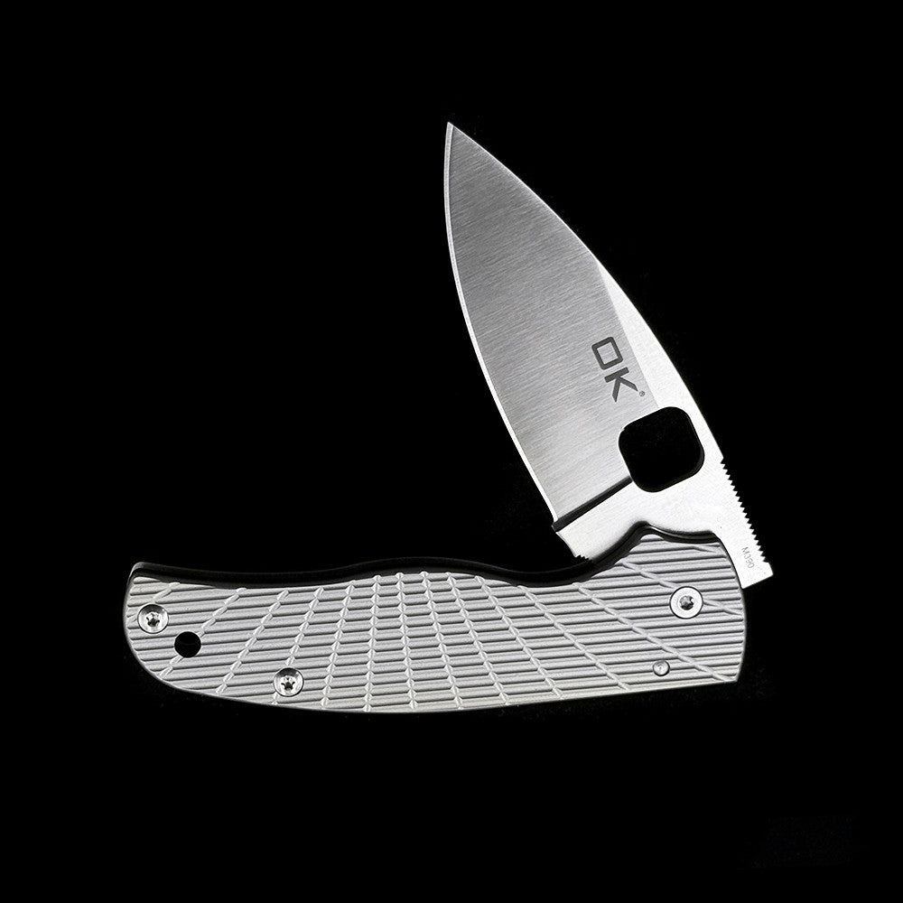 OK 229TIP Ceramic Bearing TC4 Handle %M390 Blade Knife