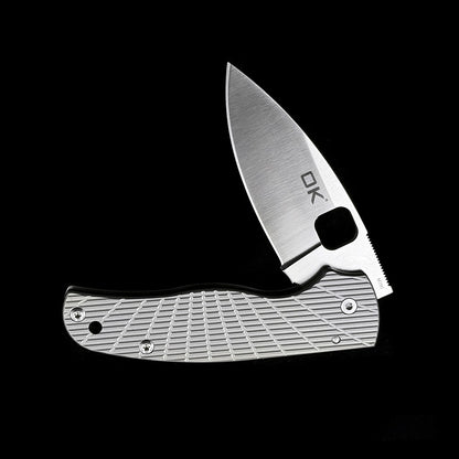 OK 229TIP Ceramic Bearing TC4 Handle %M390 Blade Knife