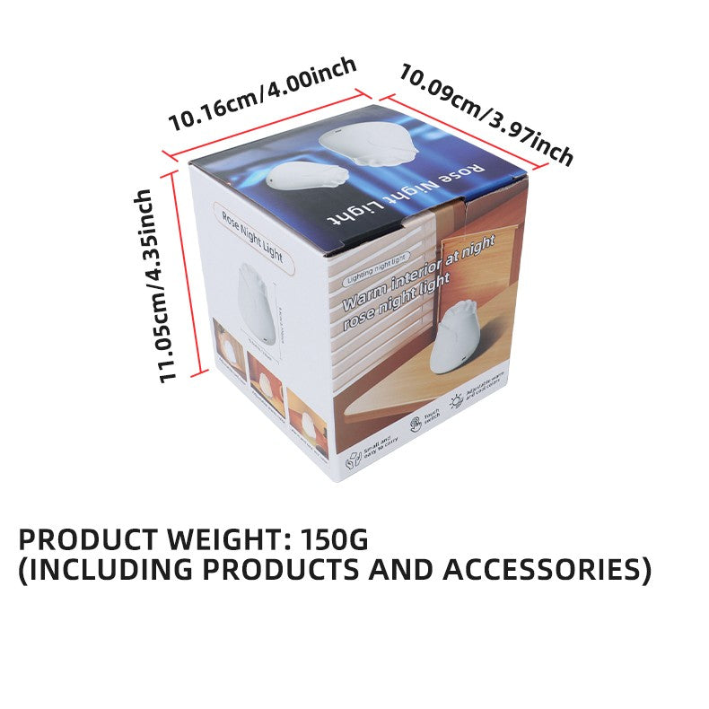 Night Lights for Bedroom Sleeping Lamp Rose Decor Light USB Charging Touch Led Lights For Christmas Gift House Decoration light