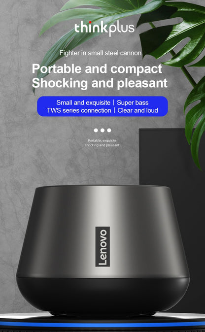 Escolha Original Lenovo K3 Pro Bluetooth V5.0 Alto-falante Reprodutor de Música Portátil Altifalante Stereo Surround Sem Fio