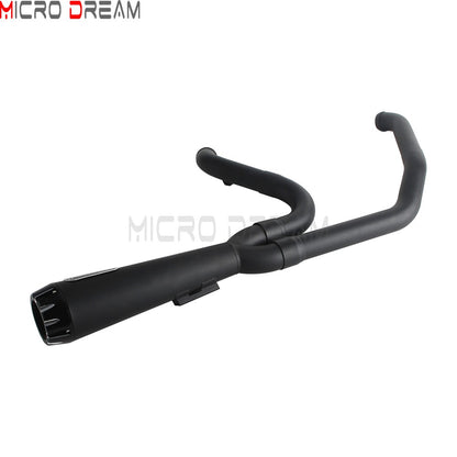 2 into 1 Motorcycle Engine System Pipe Slip on Exhaust Mufflers For Harley Street Glide ST FLHXST EFI FLHX Special FLHXS 2017-25