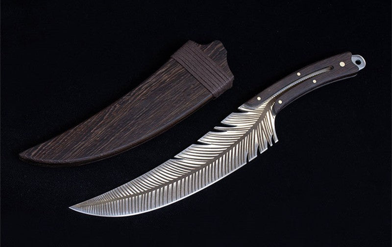Longquan Kitchen Knife Wood Handle Sharp Chefs Cleaver Slicing Knife Professional Cooking Tools Handmade Forged China Messer